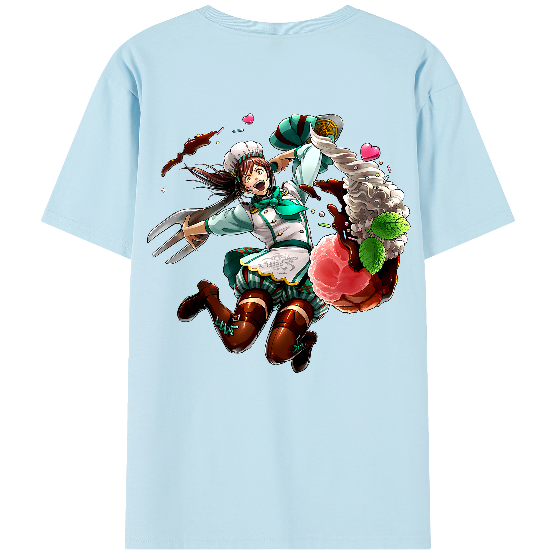 （画像用） 進撃の巨人 サシャ·ブラウス Attack on Titan Sasha Blaus 綿100％半袖Tシャツ（背面プリント）